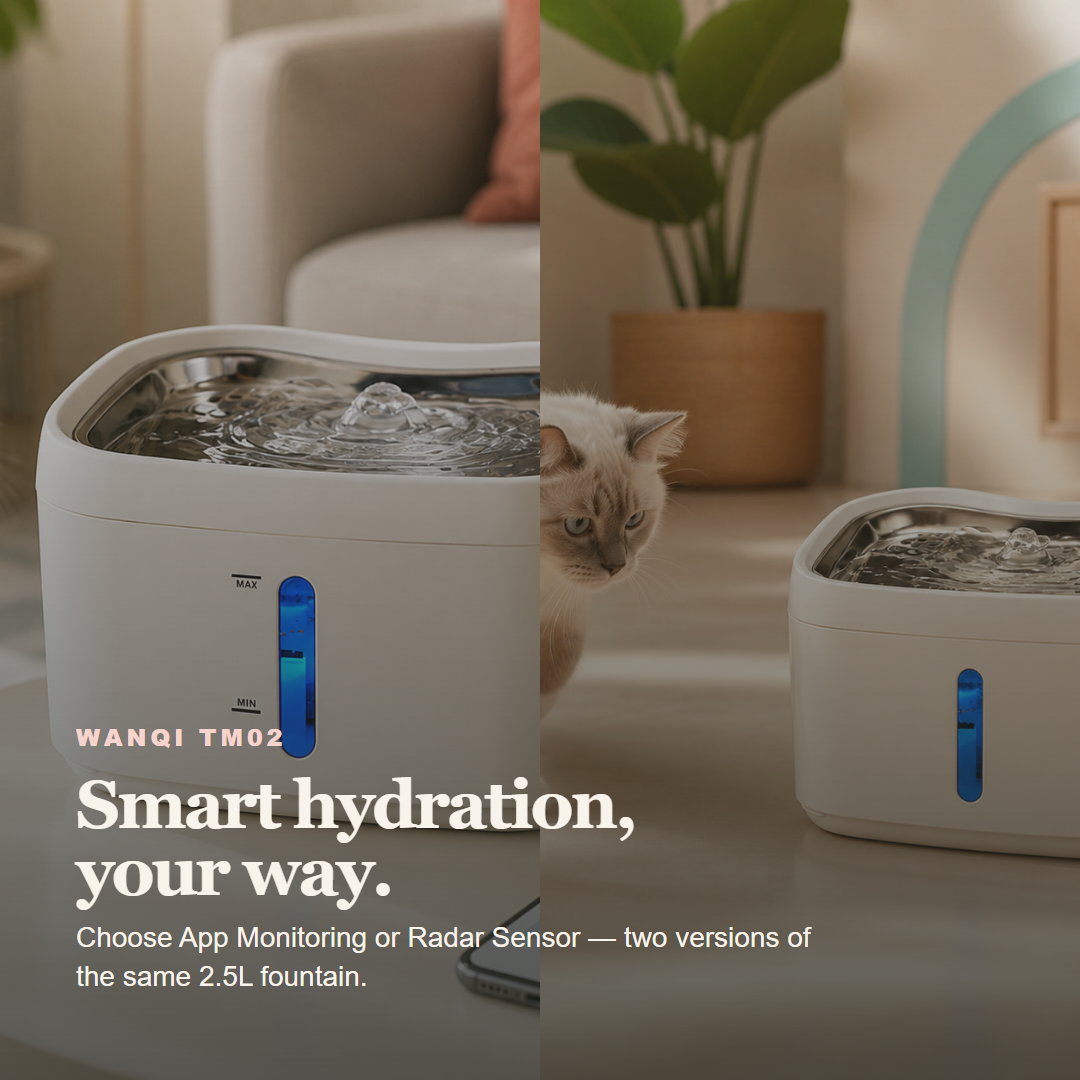 WANQI TM02 2.5L Smart Cat Water Fountain