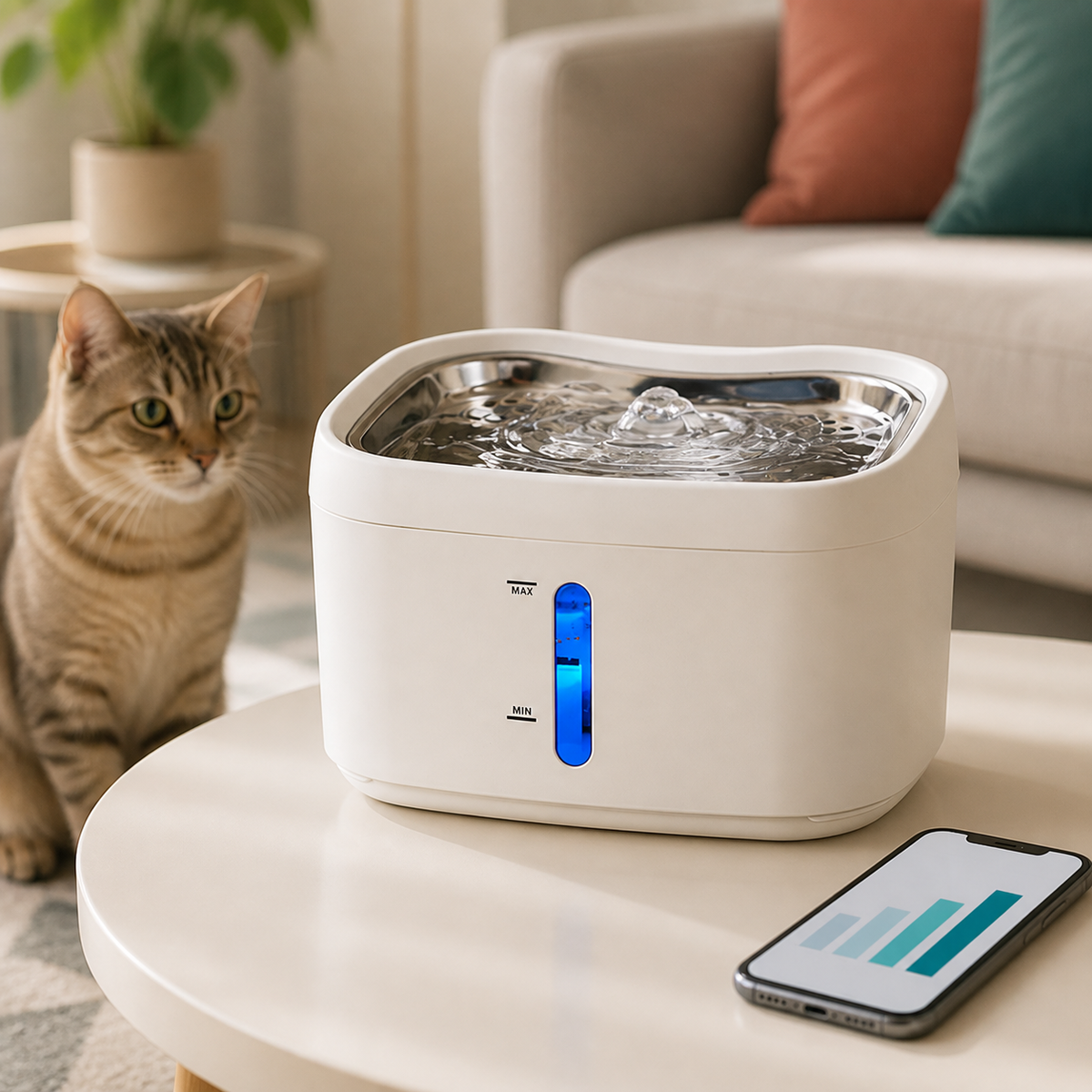 WANQI TM02 2.5L Smart Cat Water Fountain