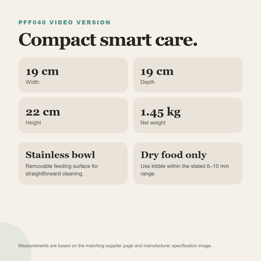 WANQI 4L Smart Camera Pet Feeder